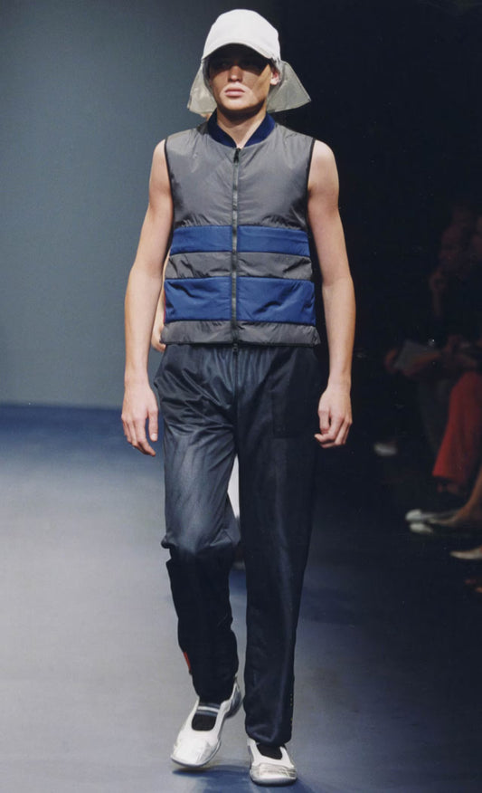 Prada SS2000 nylon & mesh vest