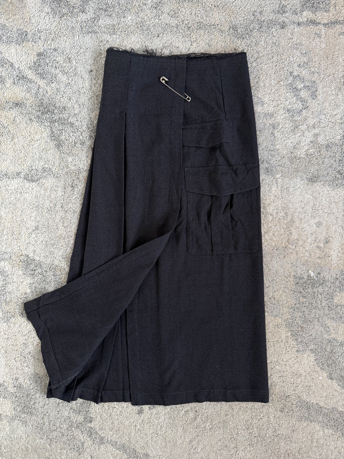 Comme Des Garçons SS1995 long cargo pleated skirt