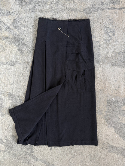 Comme Des Garçons SS1995 long cargo pleated skirt