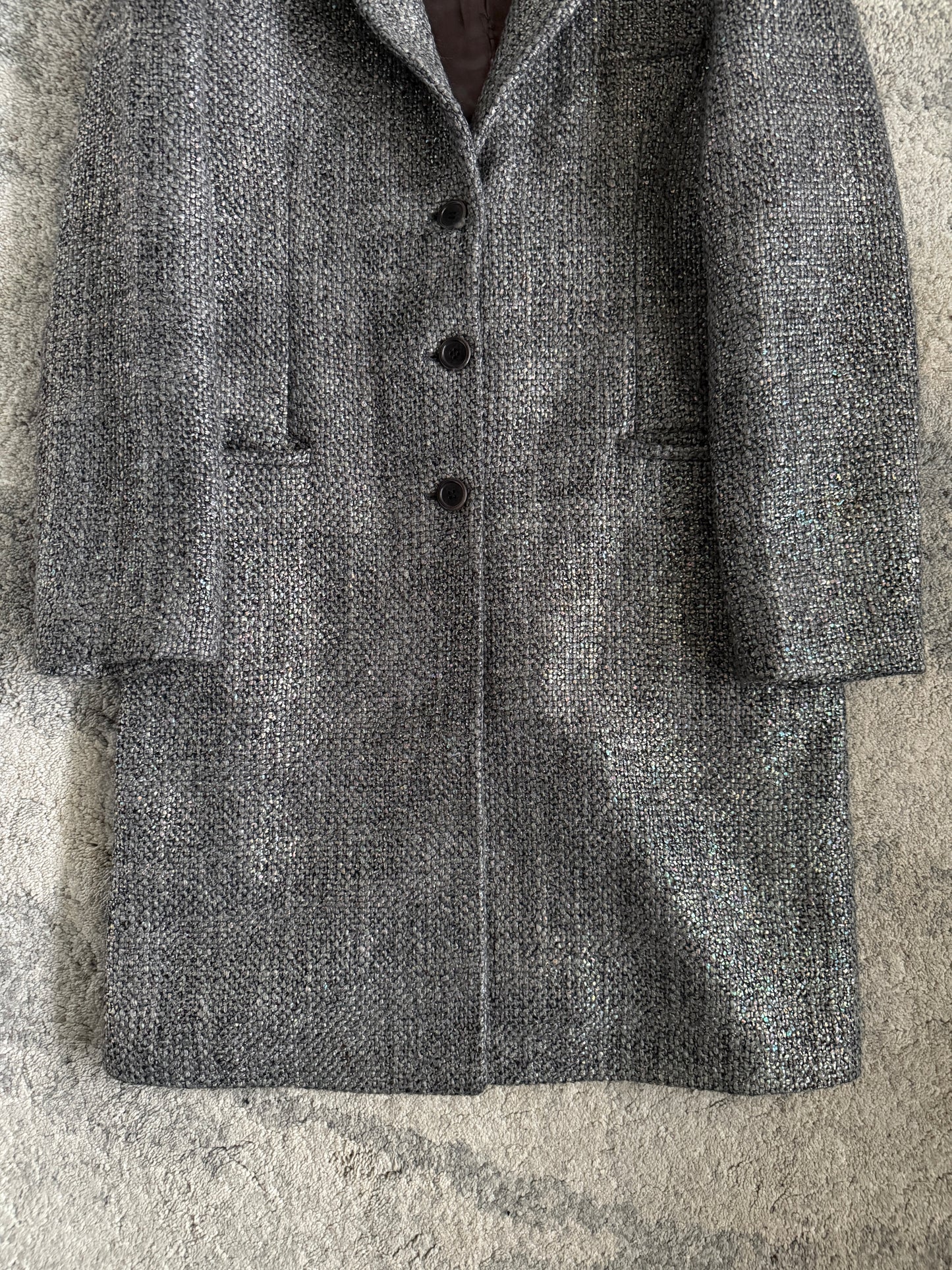 Miu Miu FW1998 wool iridescent coat