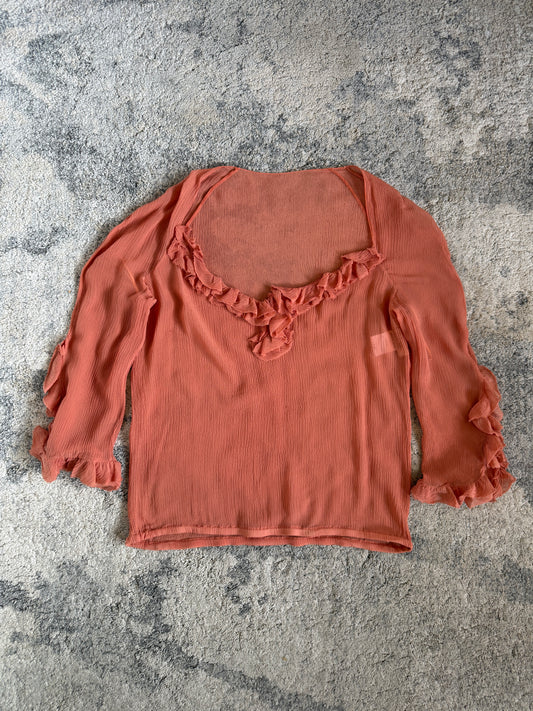 Chloé SS2002 silk blouse by Phoebe Philo