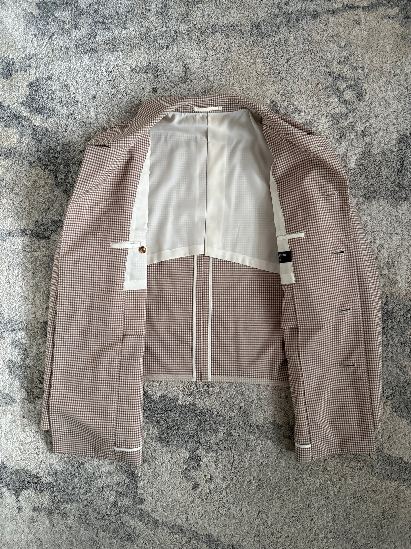 Comme des garçons H+ SS2002 polyester & wool jacket