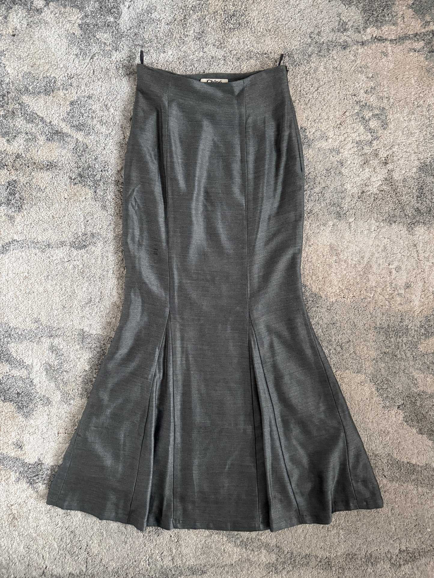 Chloé 2000’s wool long skirt