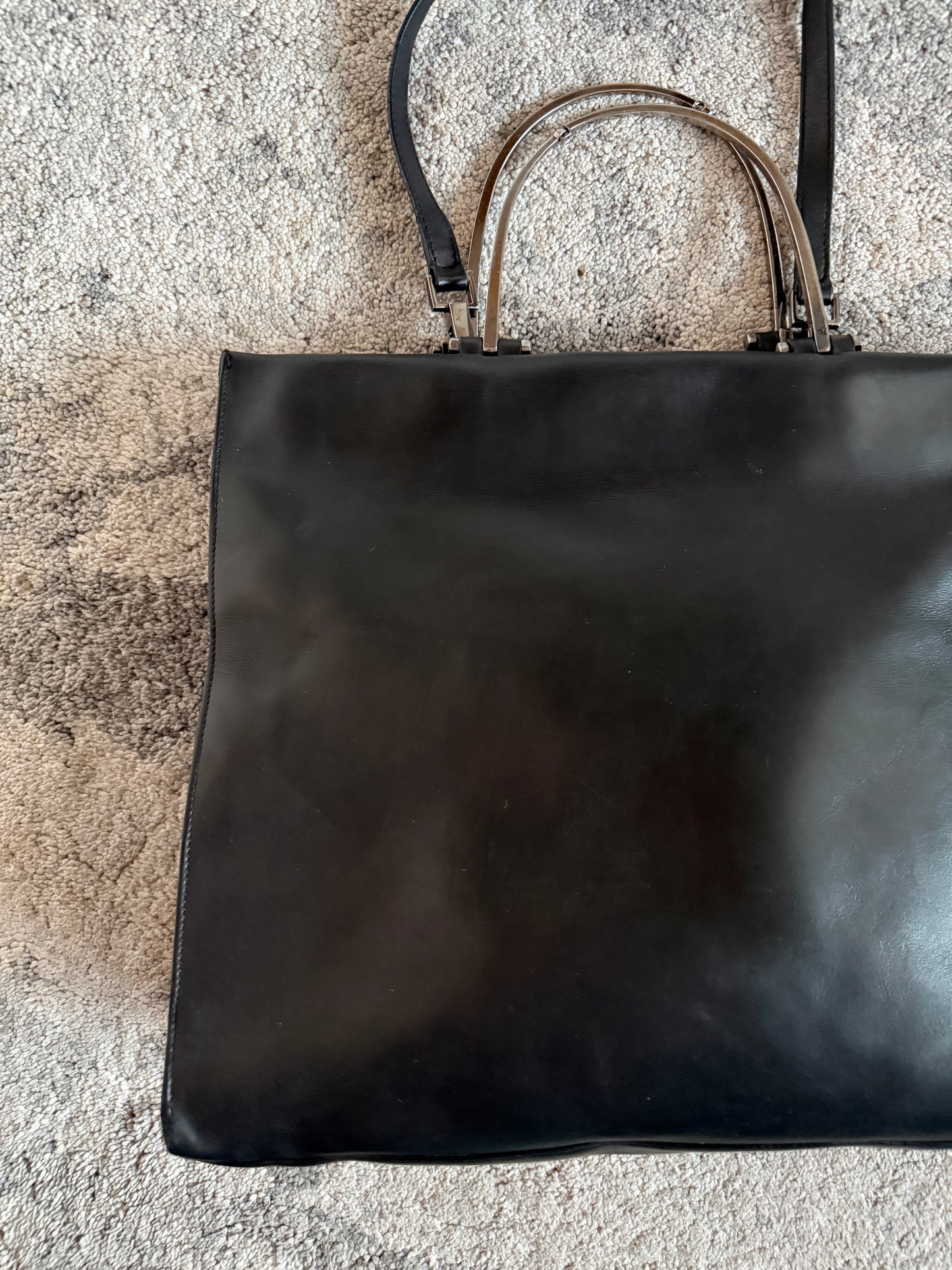 Gucci 2000’s leather metal handle