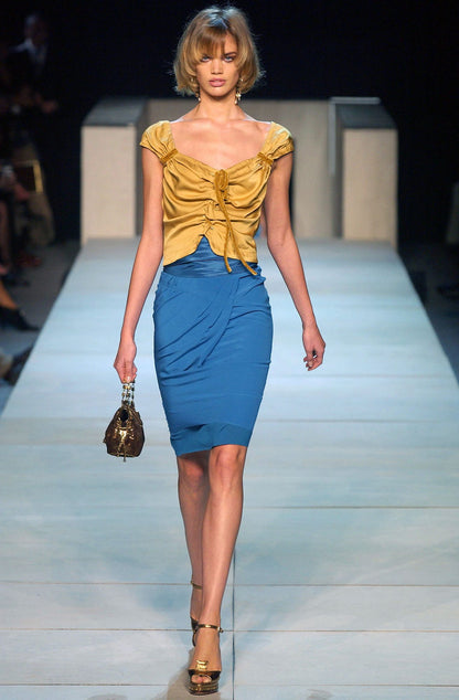 Louis Vuitton SS2004 acetate & viscose top