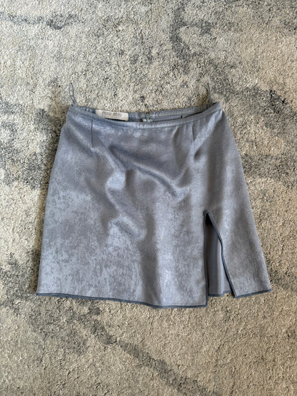 Miu Miu FW1997 acetate & polyester mini skirt