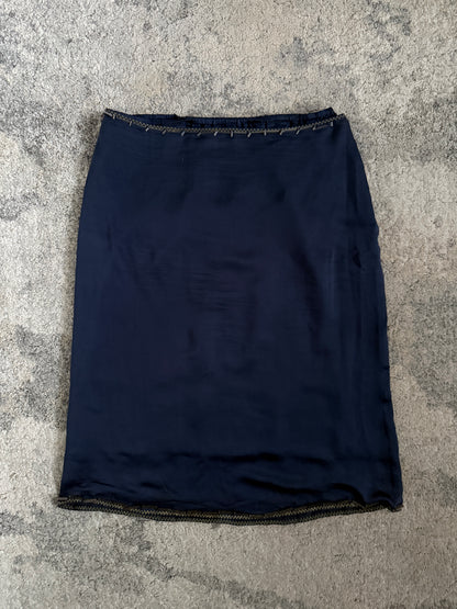 Prada SS1997 silk skirt