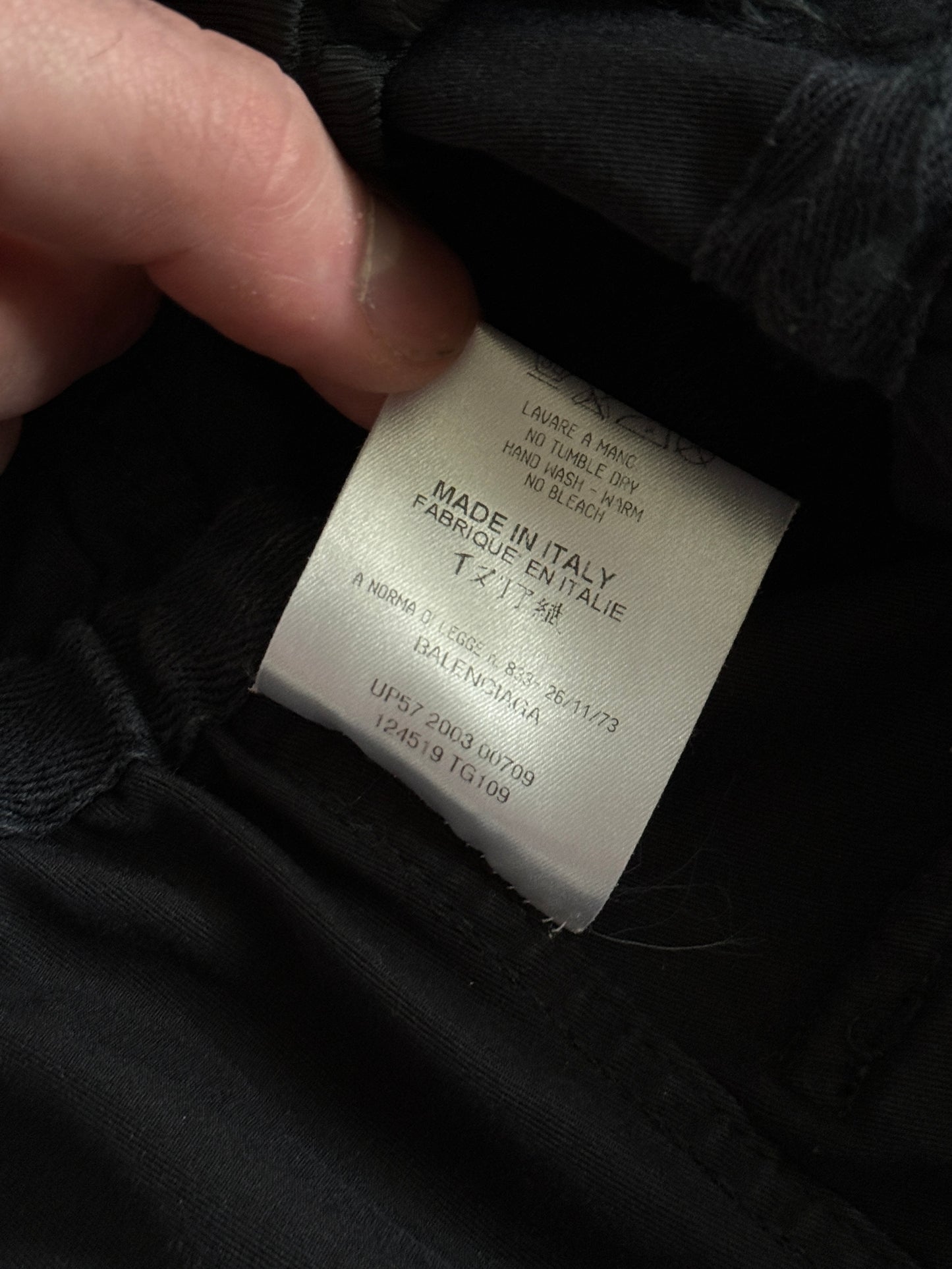 Balenciage 10 Corso Como 2000’s military tailored jacket