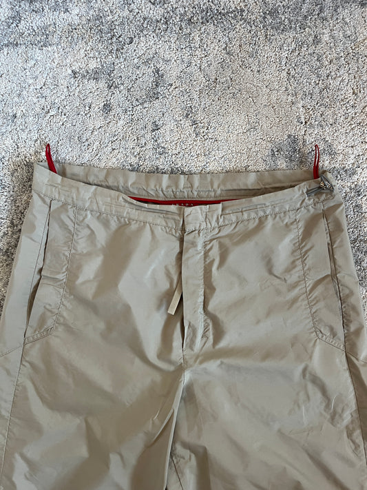 Prada 2000’s nylon 3/4 pants