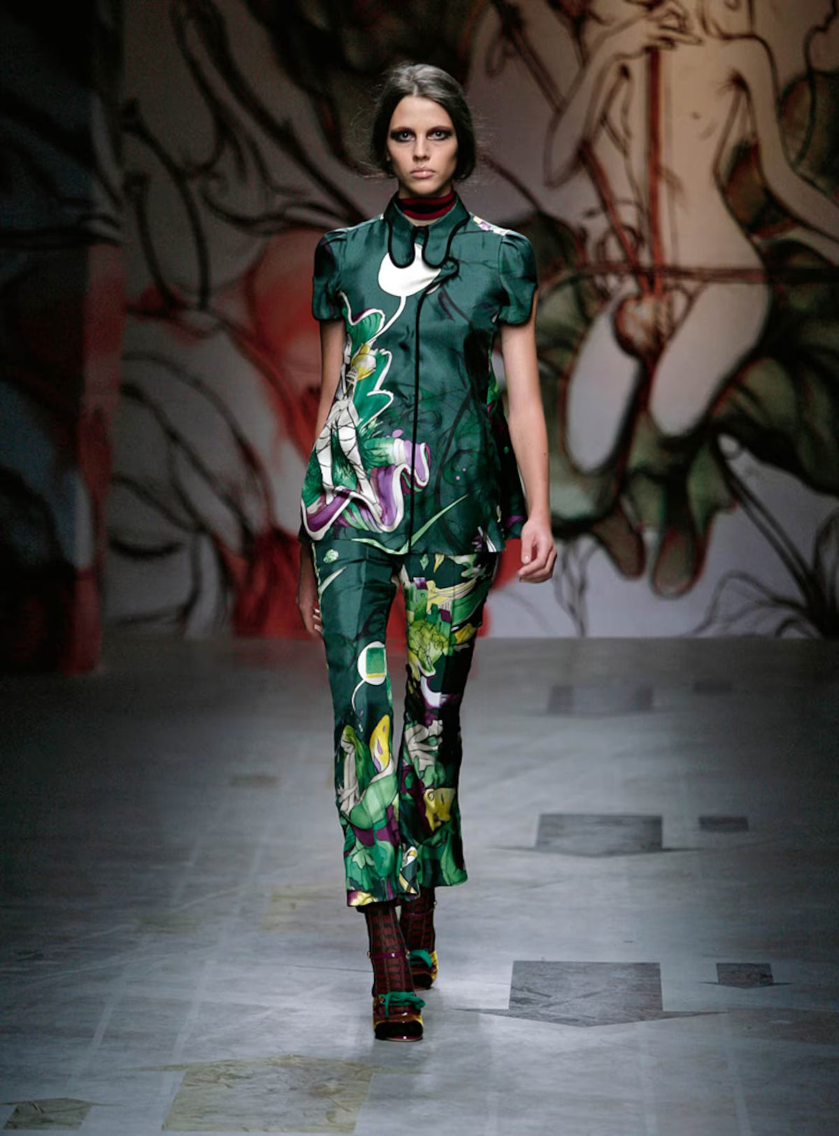 Prada SS2008 fairy silk pants
