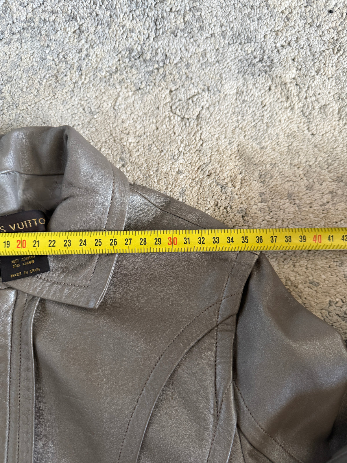 Louis Vuitton SS2000 leather jacket by Marc Jacobs