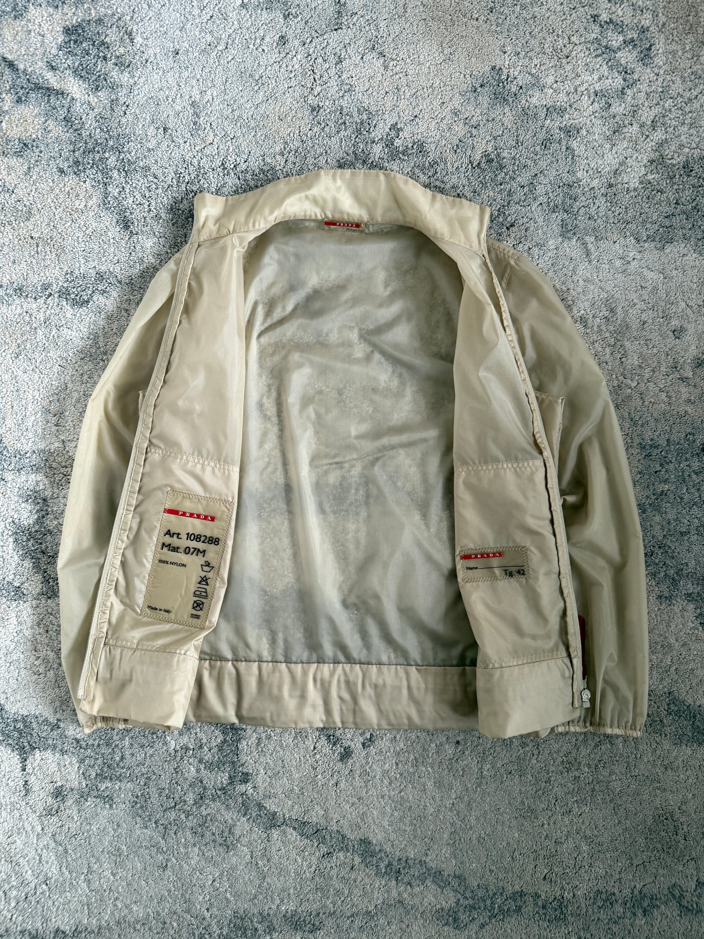 Prada SS2000 nylon transparent jacket