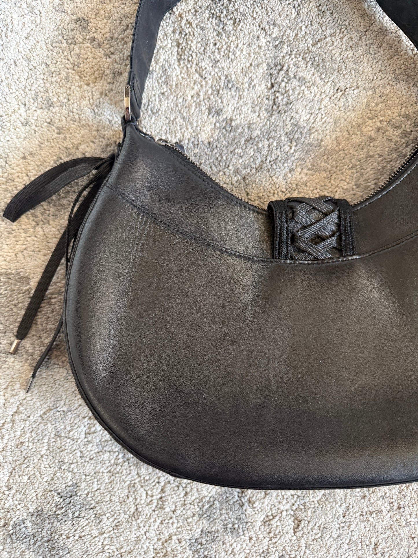 Dior FW2002 corset leather bag