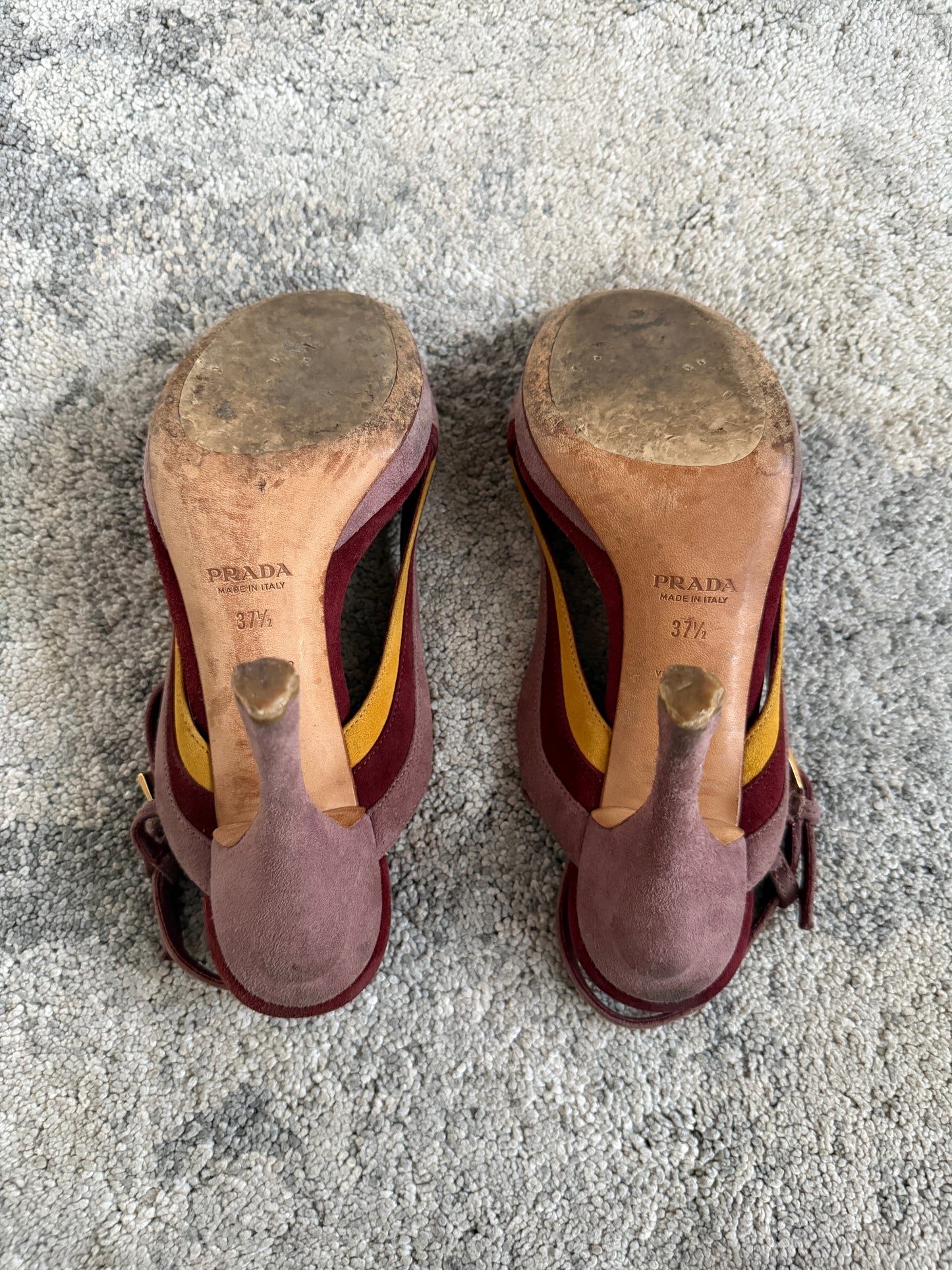 Prada SS2008 fairy suede heels