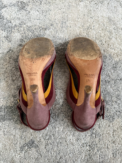 Prada SS2008 fairy suede heels