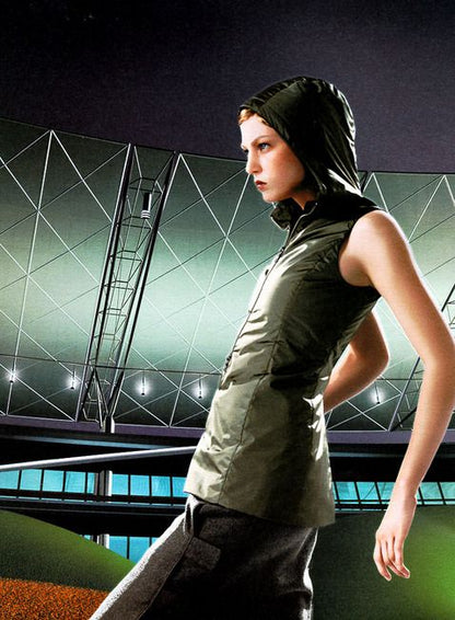 Prada FW1999 padded nylon vest/dress