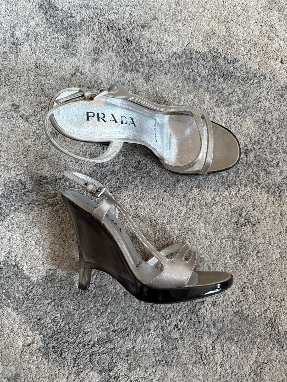 Prada SS1998 glass heels