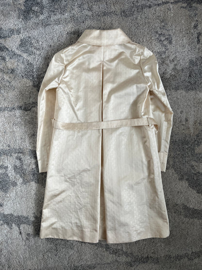 Louis Vuitton 2000’s silk monogram long coat