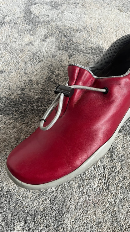 Prada SS1999 leather elastic trainers