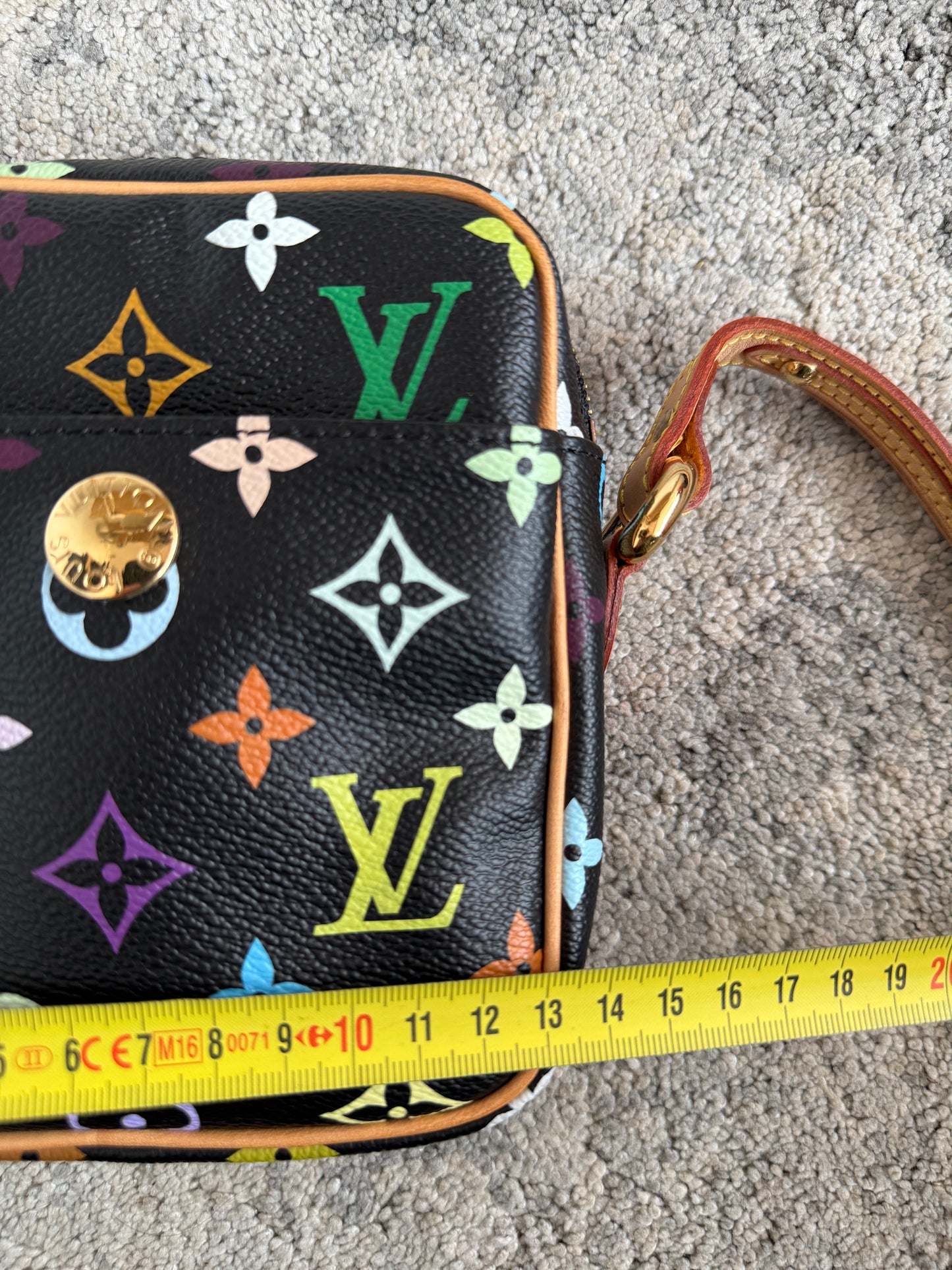Louis Vuitton SS2003 leather crossbody bag by Takashi Murakami