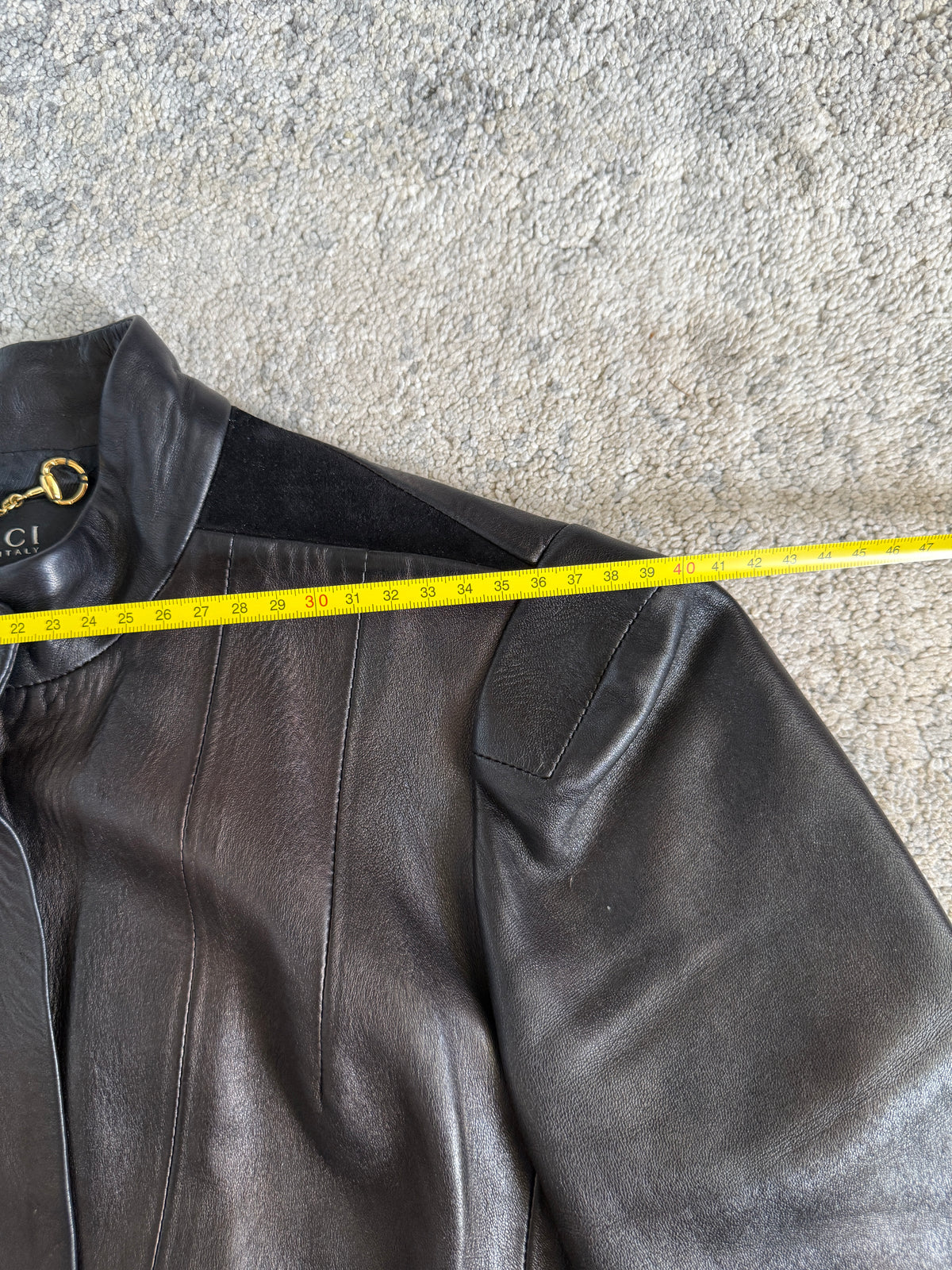 Gucci 2000’s leather jacket