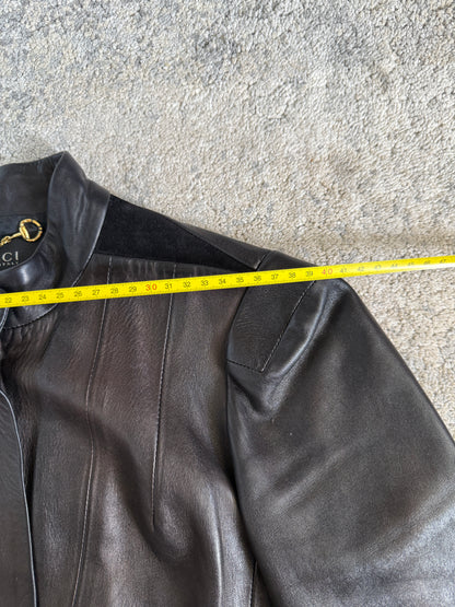 Gucci 2000’s leather jacket