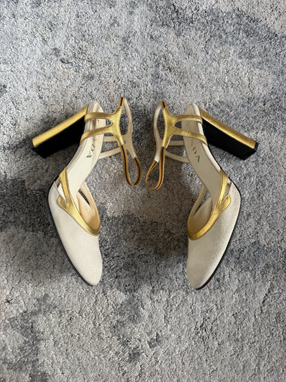 Prada SS2000 leather heels