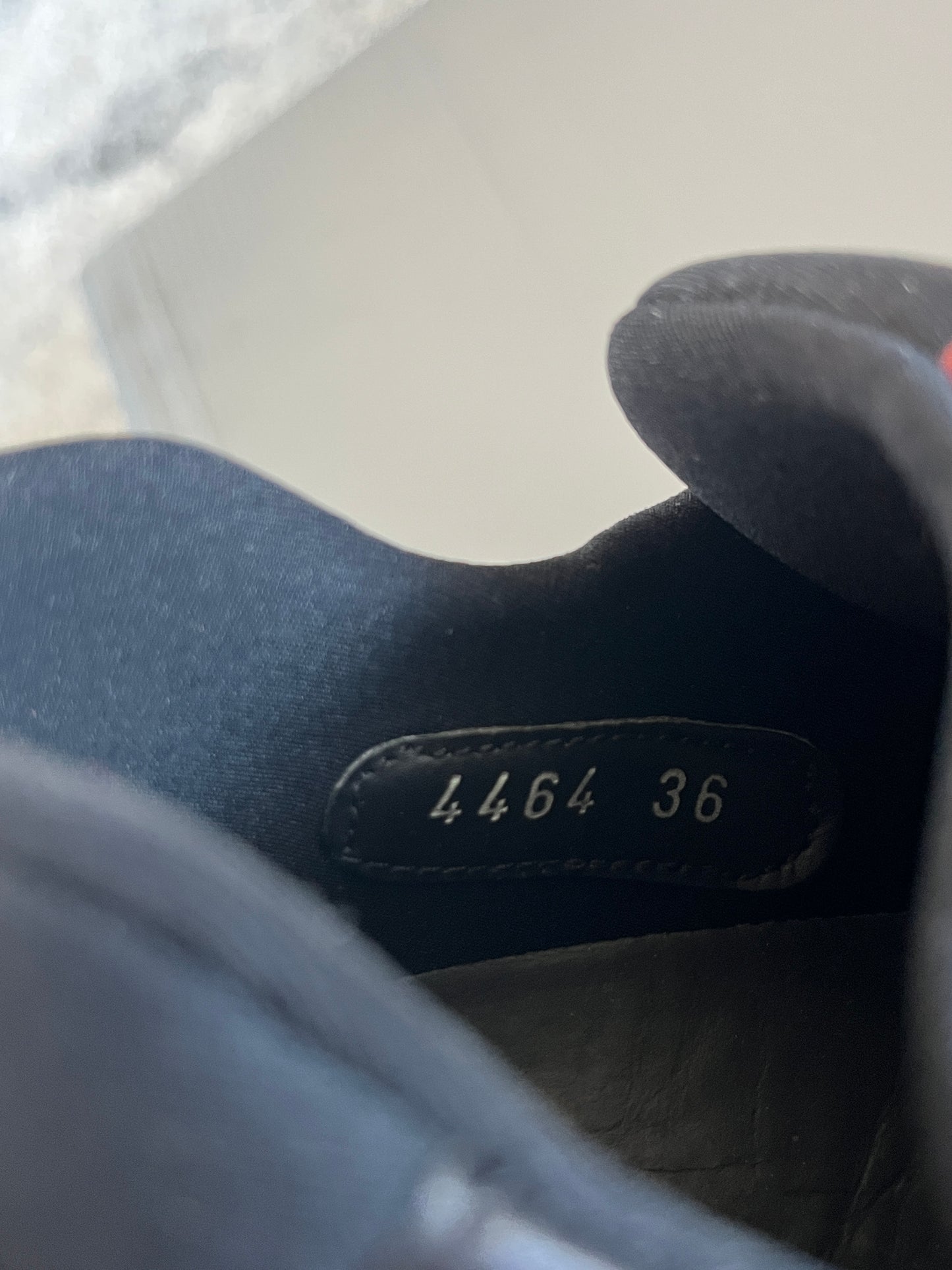 Prada 1999 leather & neoprene trainers
