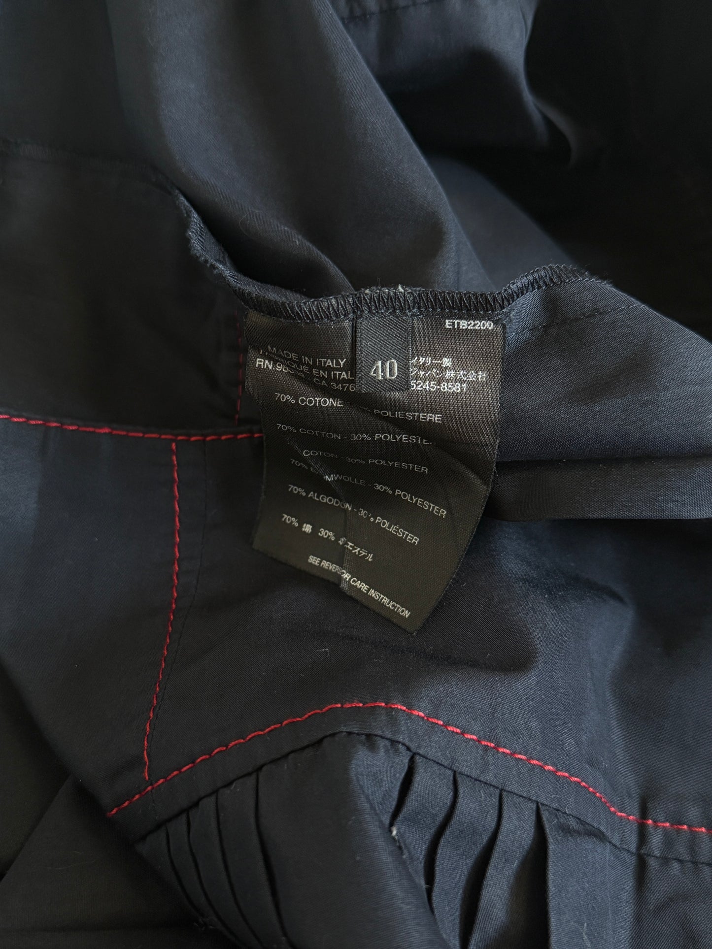 Prada 2000’s cotton pleated skirt