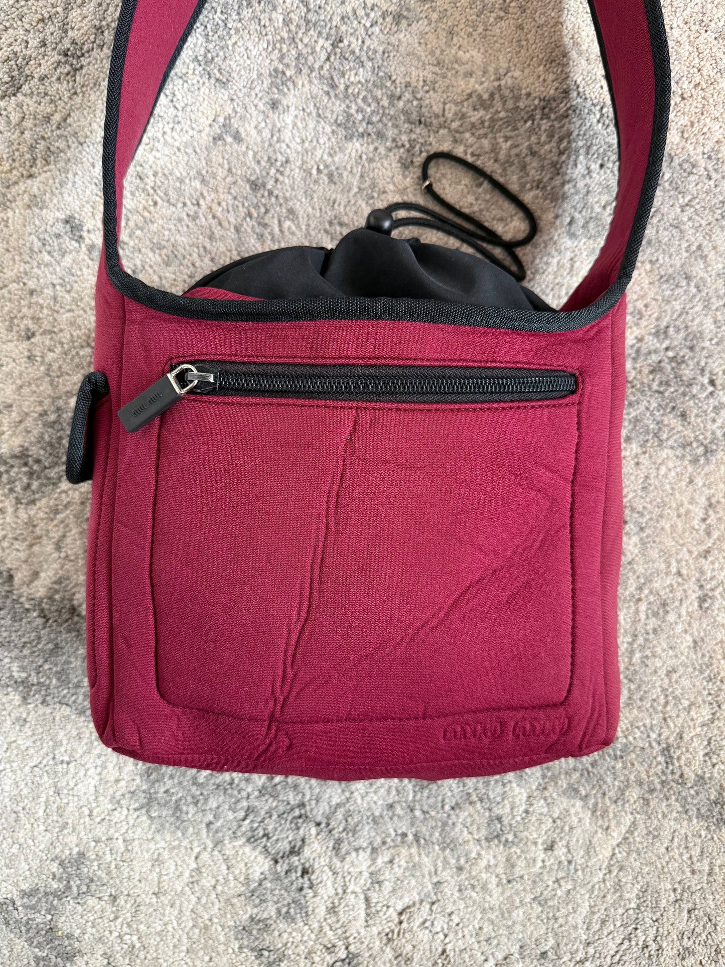 Miu Miu 1999 neoprene bag