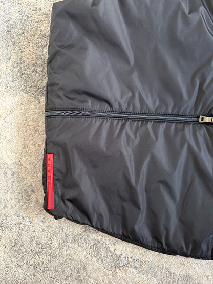 Prada FW1999 nylon padded convertible vest