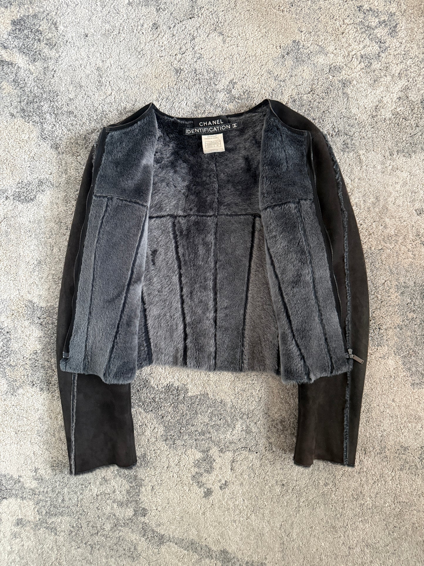 Chanel FW1999 shearling jacket