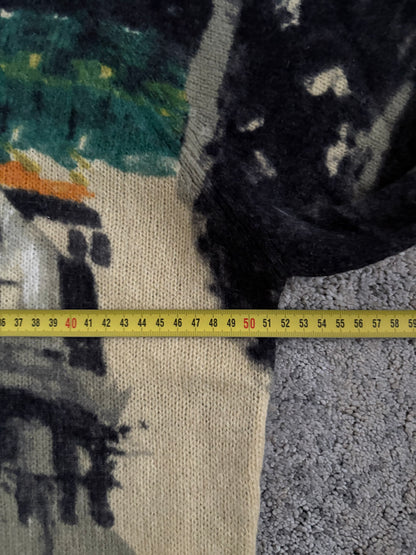 Prada FW2017 wool landscape sweater