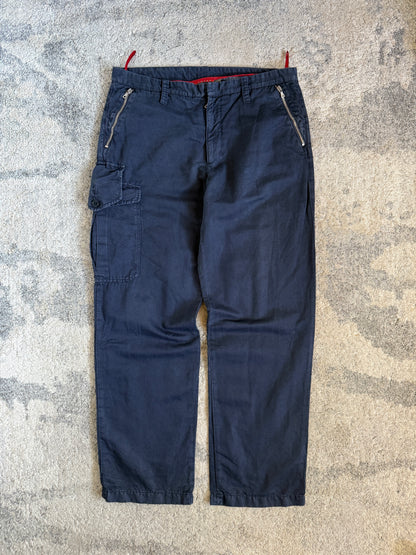 Prada 2000’s linen & cotton cargo pants