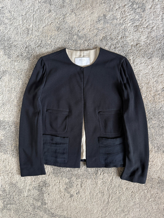 Prada SS2000 acrylic & viscose jacket