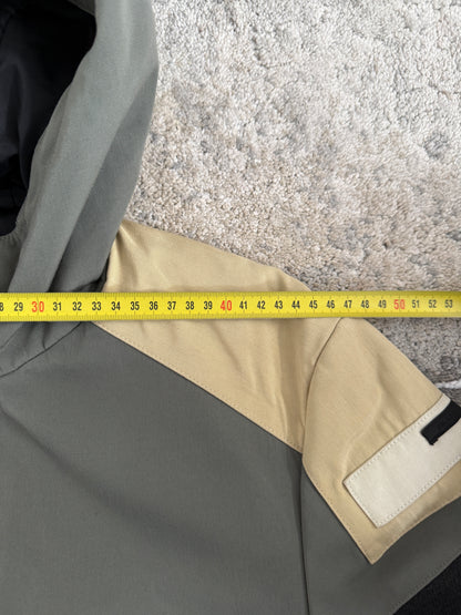 Prada FW2007 colorblock wool long coat