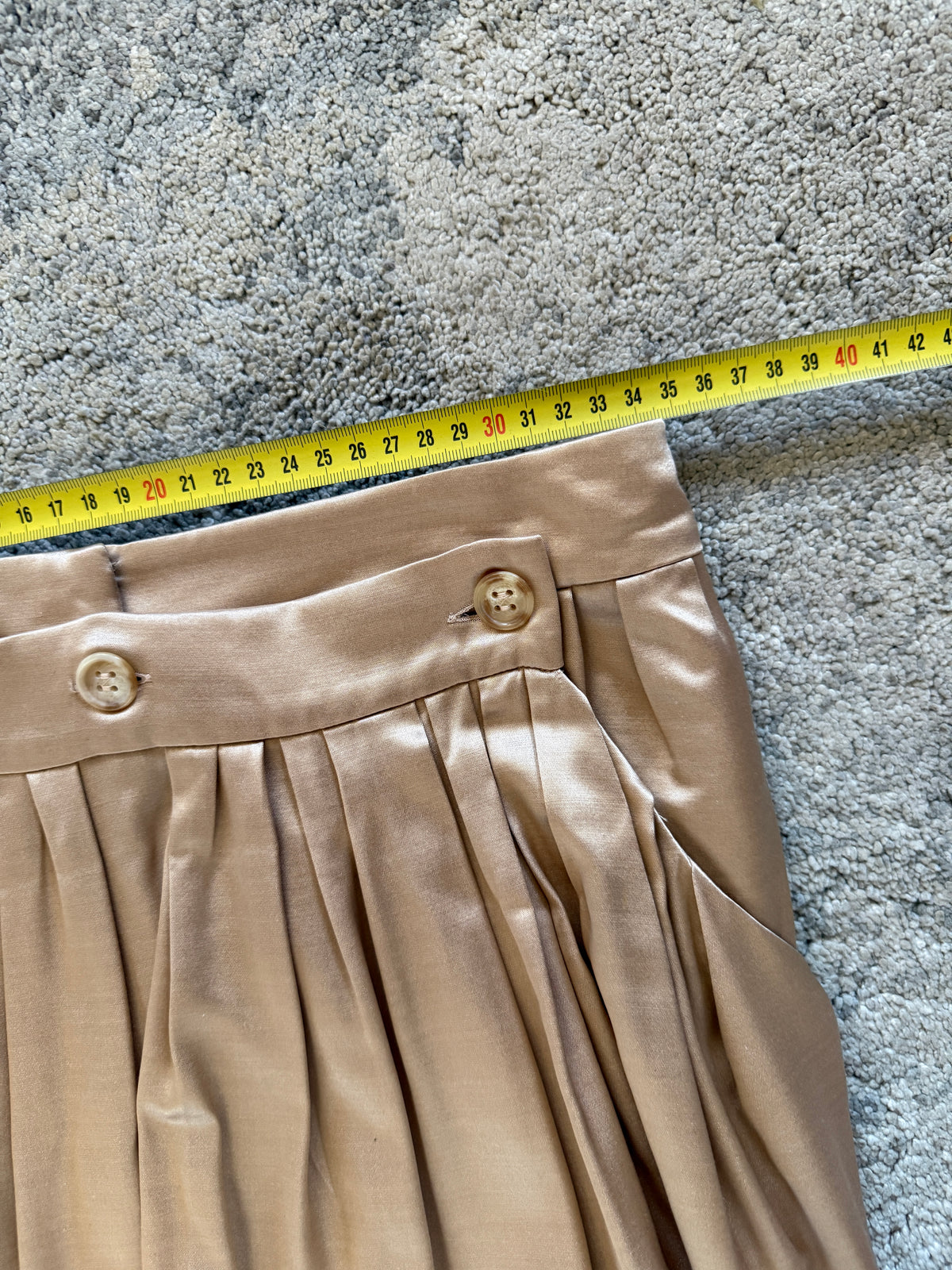Chloé FW2005 silk & wool skirt