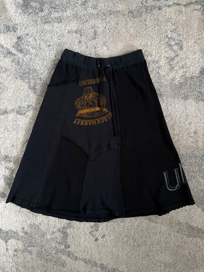 Undercover FW2003 "Paperdoll" hybrid skirt