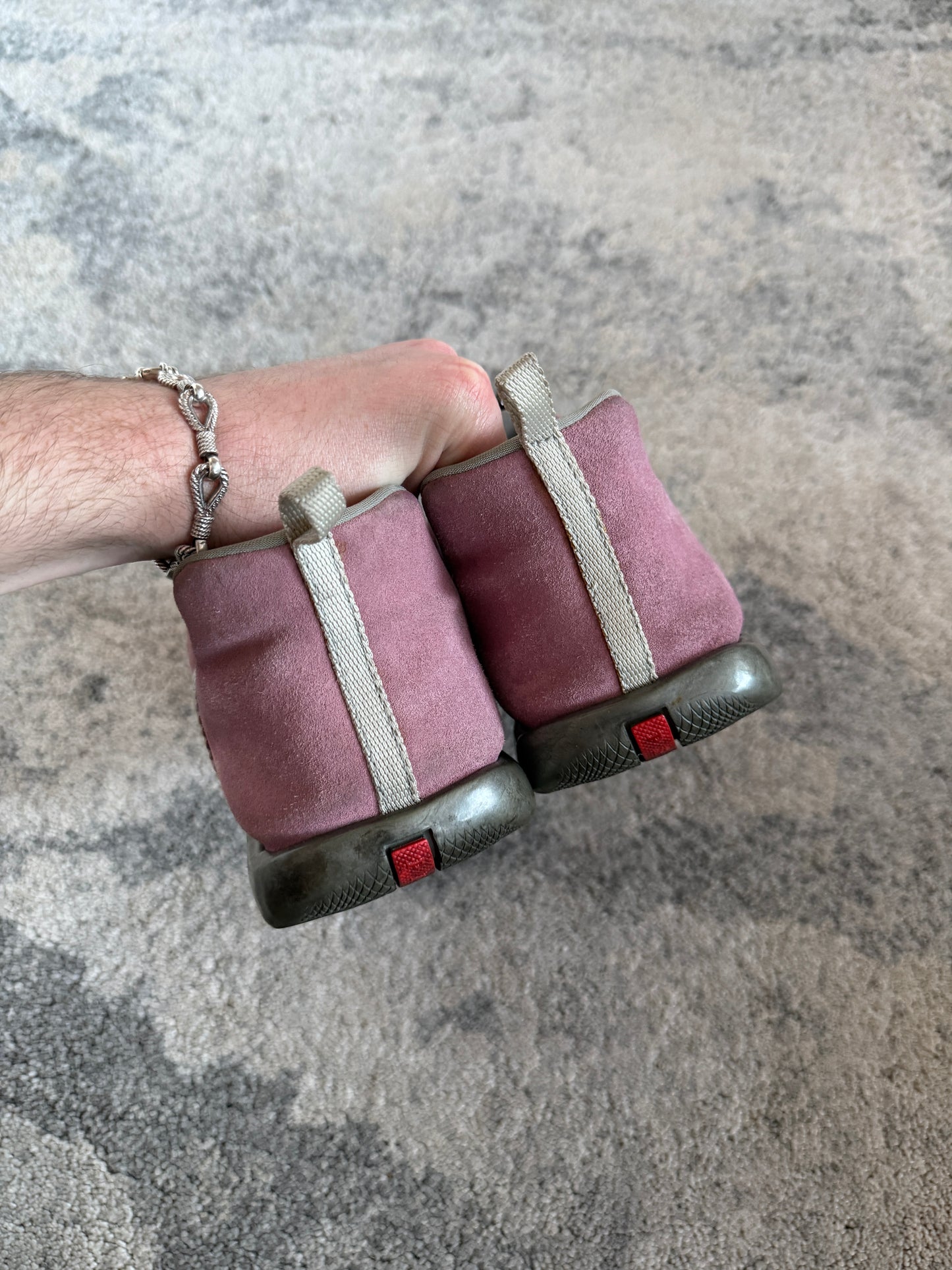 Prada SS2000 suede trainers