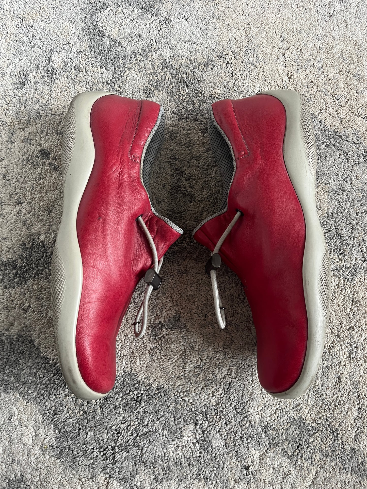 Prada SS1999 leather elastic trainers