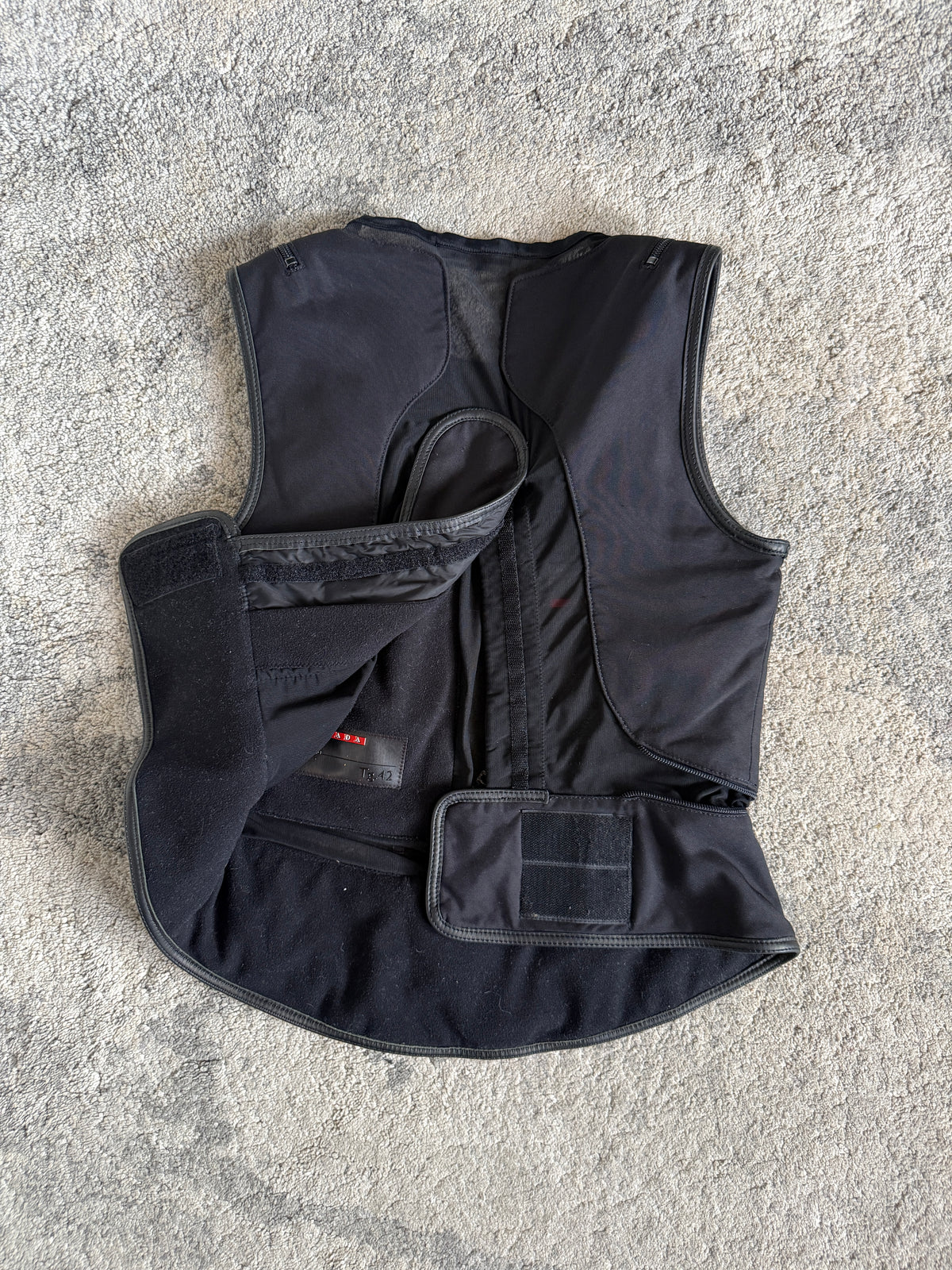 Prada FW1999 nylon & mesh vest