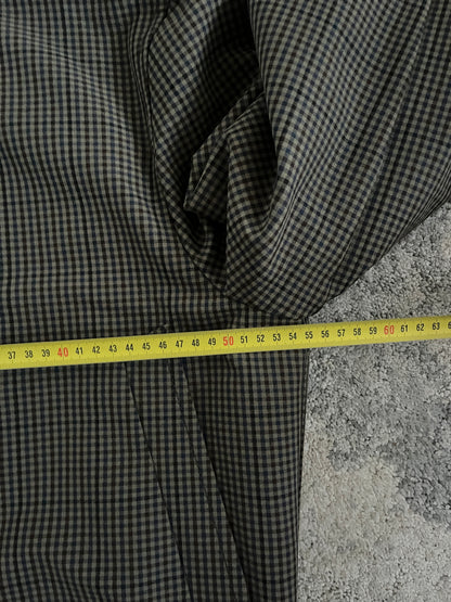 Prada FW2000 tartan nylon bomber