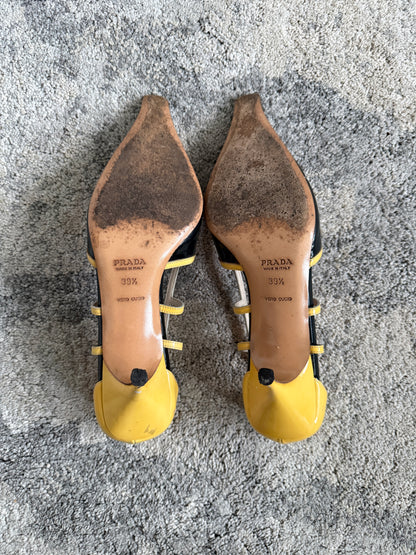 Prada 1990’s patent leather heels