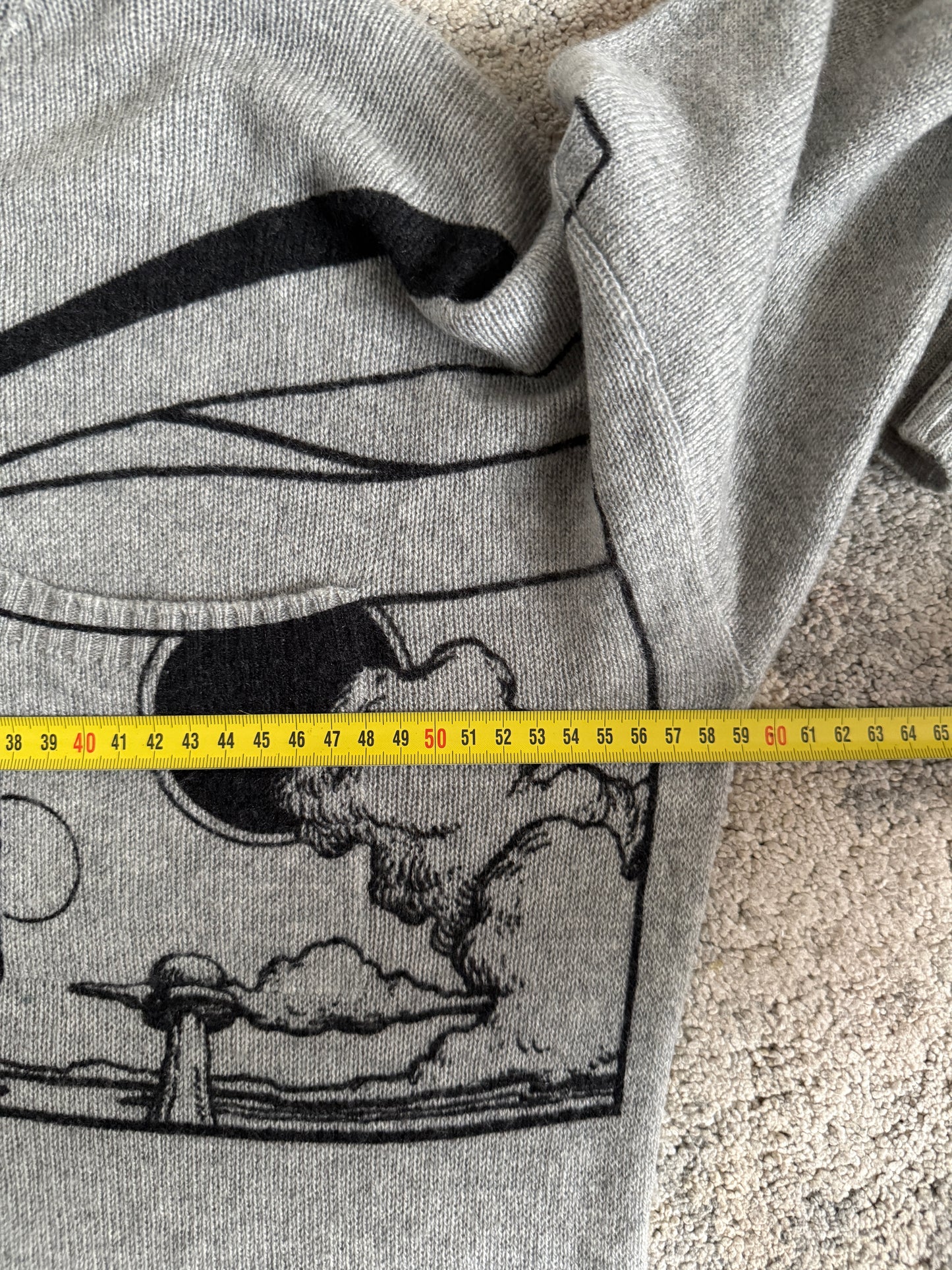 Prada SS2018 cashmere comics sweater