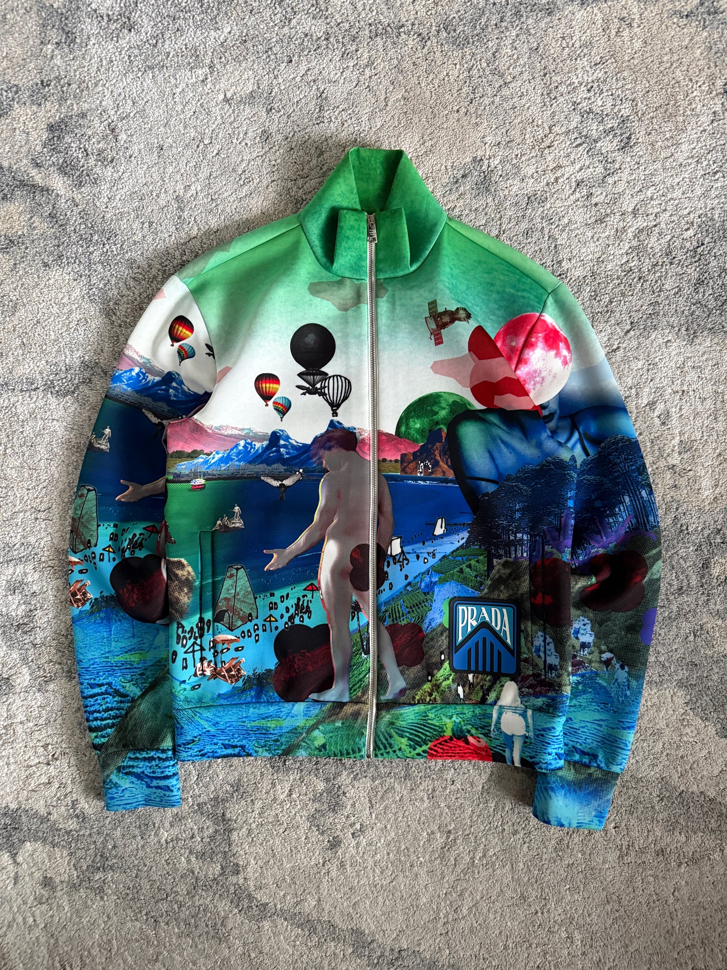 Prada SS2019 psychedelic print jacket
