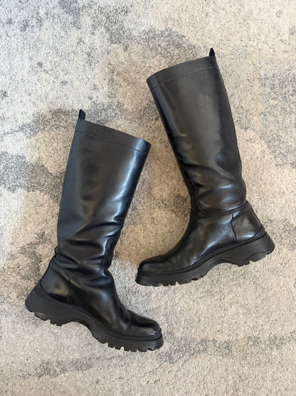 Prada FW2003 combat boots