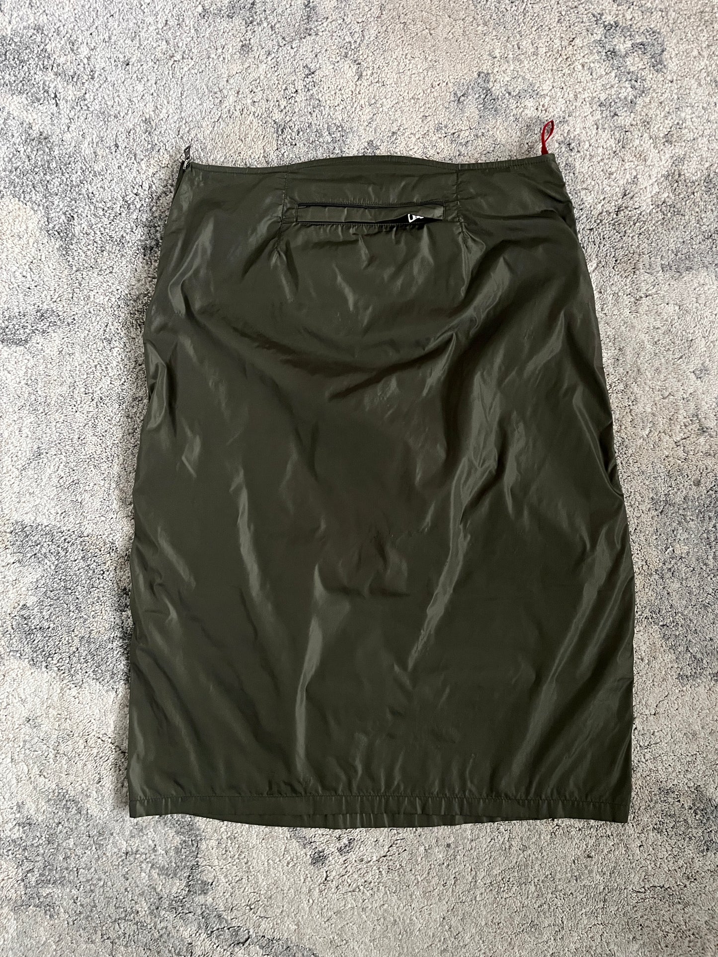 Prada 1999 light nylon skirt