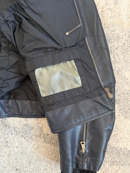Prada 1999 leather motorcycle jacket