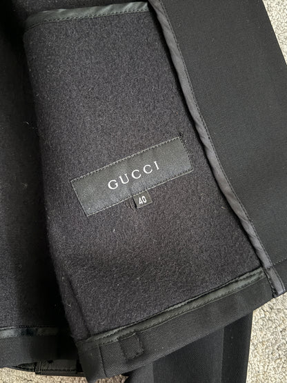 Gucci FW1999 wool belt jacket