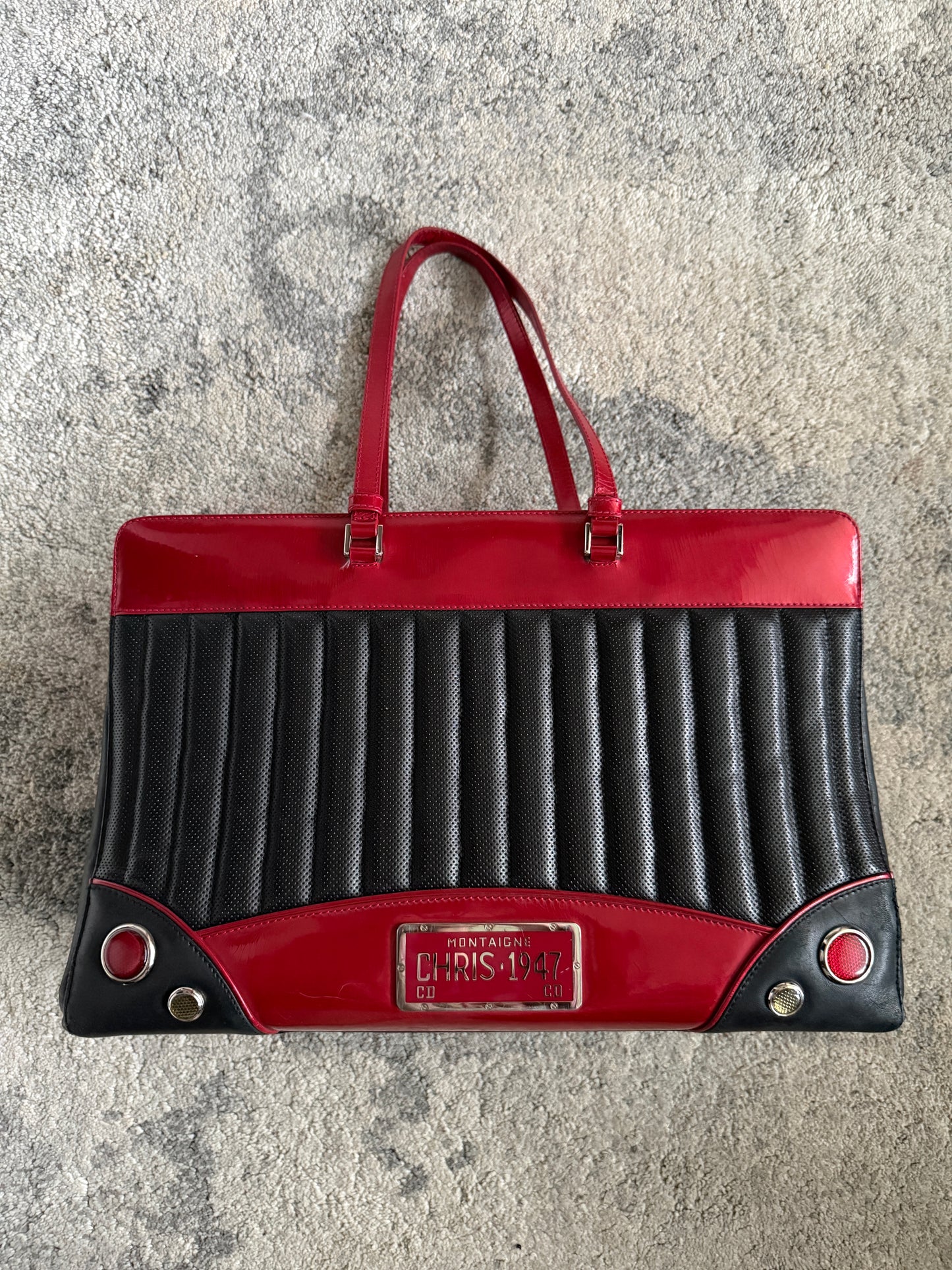 Dior FW2002 Cadillac leather bag